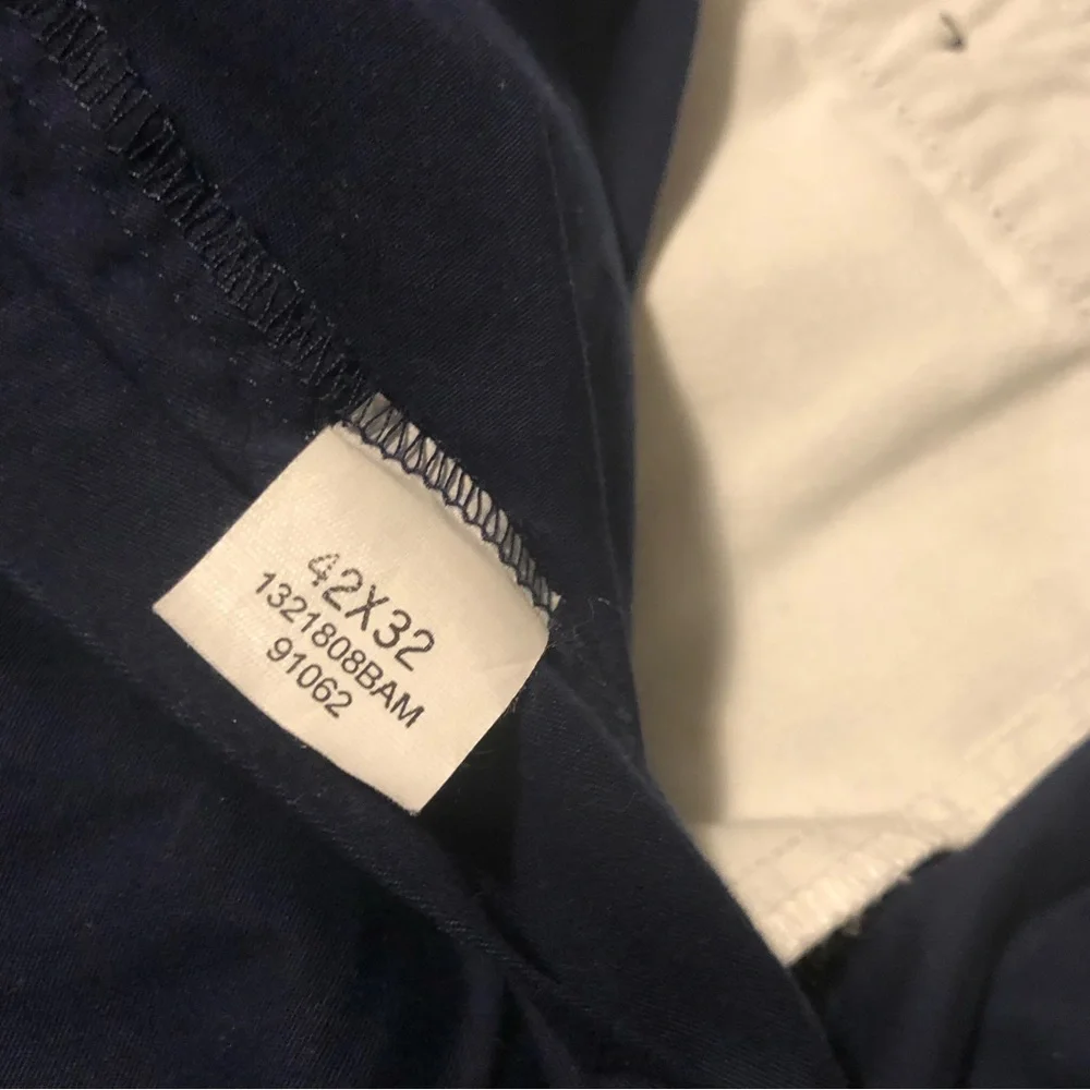 Polo Golf Ralph Lauren Pants Men's 42 x 32 Pleated Front Navy Blue Classic Golf